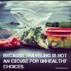 travel unhelathy choices